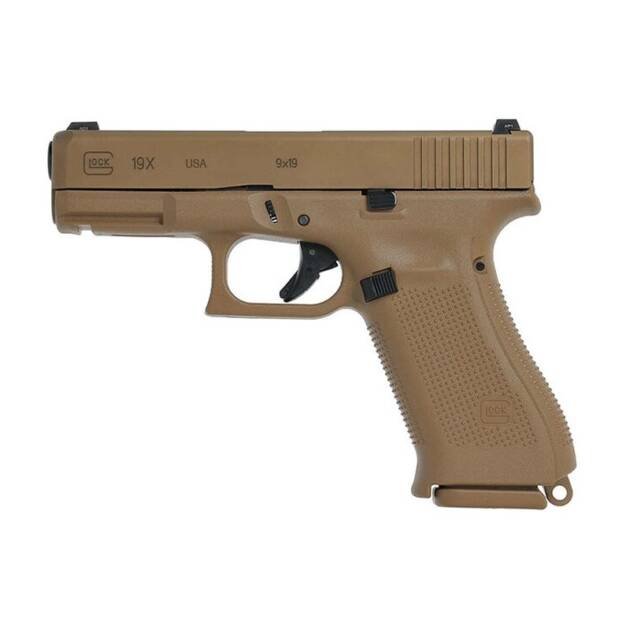 Glock 19X 9mm Semi-Automatic Pistol (FDE)